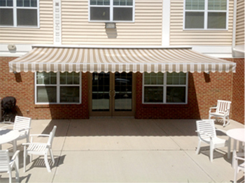 Commercial Awnings - Conifer Village Retractable Awning